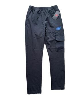 NEW BALANCE All Motion BLACK ZIP Ankle & Leg Pocket Running PANTS Mens Small NEW